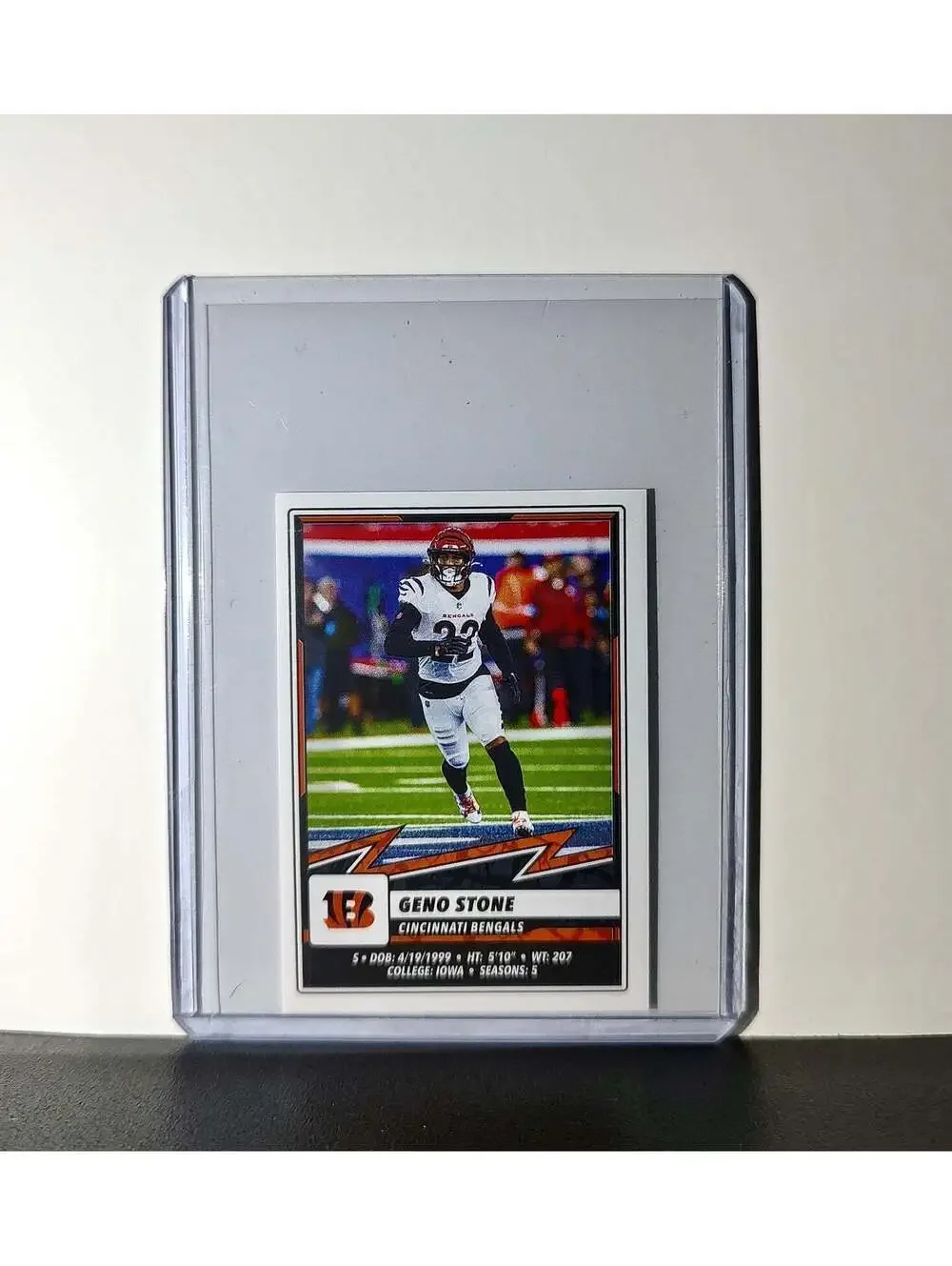 Geno Stone 2025 Panini NFL #131 Sticker Cincinnati Bengals